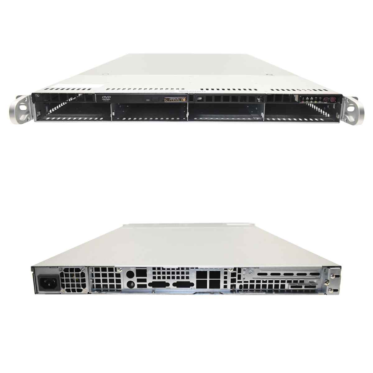 Supermicro CSE-815 1U X9DRW-iF Rev 1.10 2x E5-2630 V2 32GB DDR3 SAS815TQ SAS9271-4i