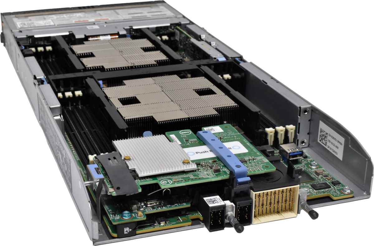 DELL PowerEdge FC640 Blade ohne CPU 0 RAM QLogic 57840S10GB Quad-Port DC SD Card Reader FC PCI Mezzanine Card 2x Kühler DELL PowerEdge FC640 Blade ohne CPU 0 RAM QLogic 57840S10GB Quad-Port DC SD Card Reader FC PCI Mezzanine Card 2x Kühler