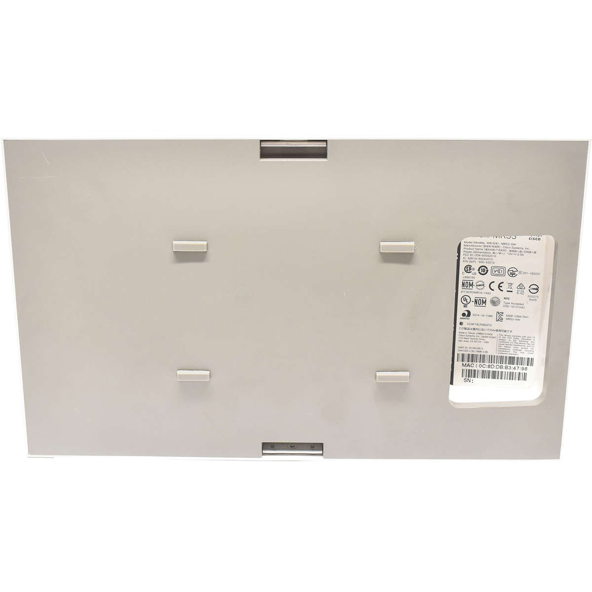 Cisco-Meraki-MR53-HW-Access-Point-Dual-Band-802-11-005.jpg Cisco Meraki MR53-HW Access Point Dual-Band 802.11a/c Cloud Managed Unclaimed No AC