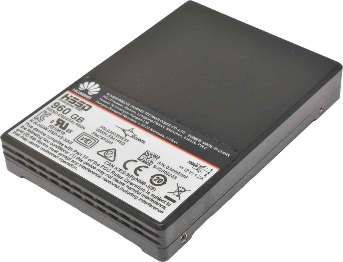 Huawei Enterprise HSSD-D6D23AL960N V5 960GB 2.5" 12G SAS SSD 03032WEM Huawei Enterprise HSSD-D6D23AL960N V5 960GB 2.5" 12G SAS SSD 03032WEM Server Storage