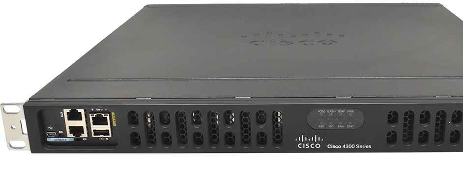 Cisco 4300 Series ISR4331/K9 GE Integrated Services Router +Rack Ears +NIM-2MFT-T1/E1 Cisco 4300 Series ISR4331/K9 GE Integrated Services Router +Rack Ears +NIM-2MFT-T1/E1