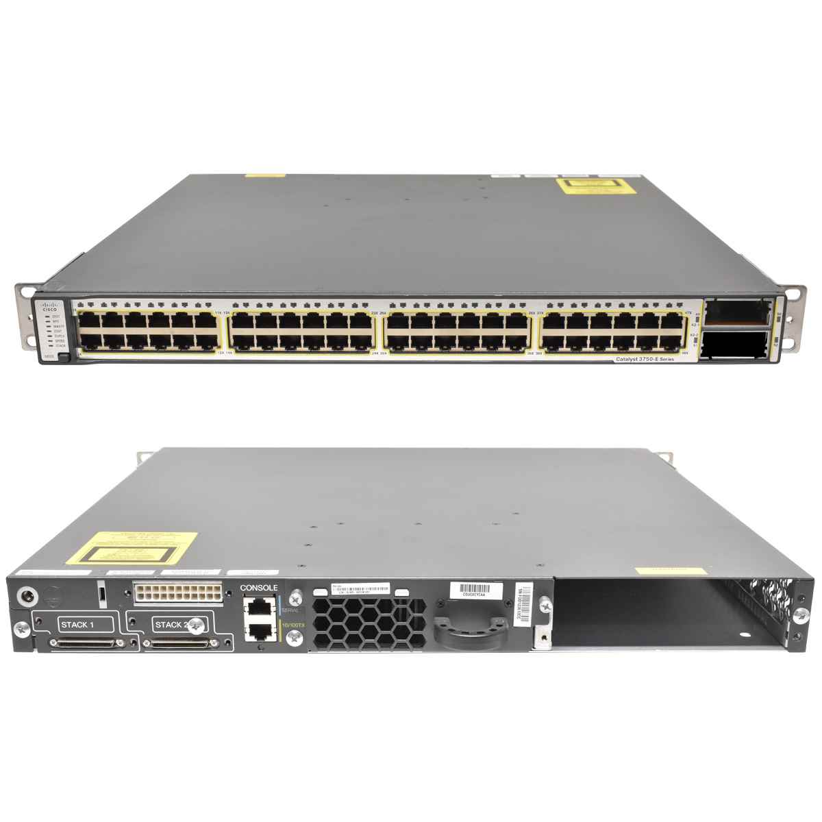 Cisco Catalyst WS-C3750E-48TD-S 48-Port without Power Supply / ohne Netzteil Cisco Catalyst WS-C3750E-48TD-S 48-Port without Power Supply / ohne Netzteil