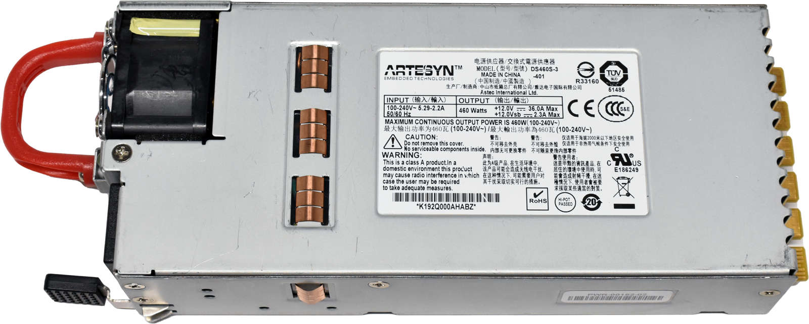 Artesyn-460W-Netzteil-Power-Supply-DS460S-3-401-003.jpg Artesyn 460W Netzteil Power Supply DS460S-3-401