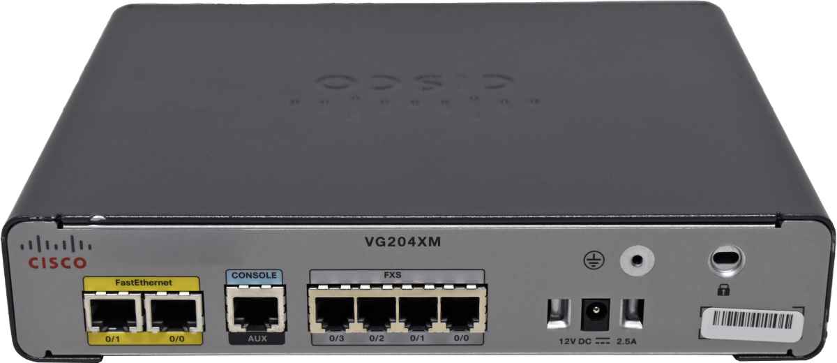 Cisco VG204XM 74-12045-01 Analog Voice Gateway - VoIP Telephone Adapter no PSU Cisco VG204XM 74-12045-01 Analog Voice Gateway - VoIP Telephone Adapter no PSU