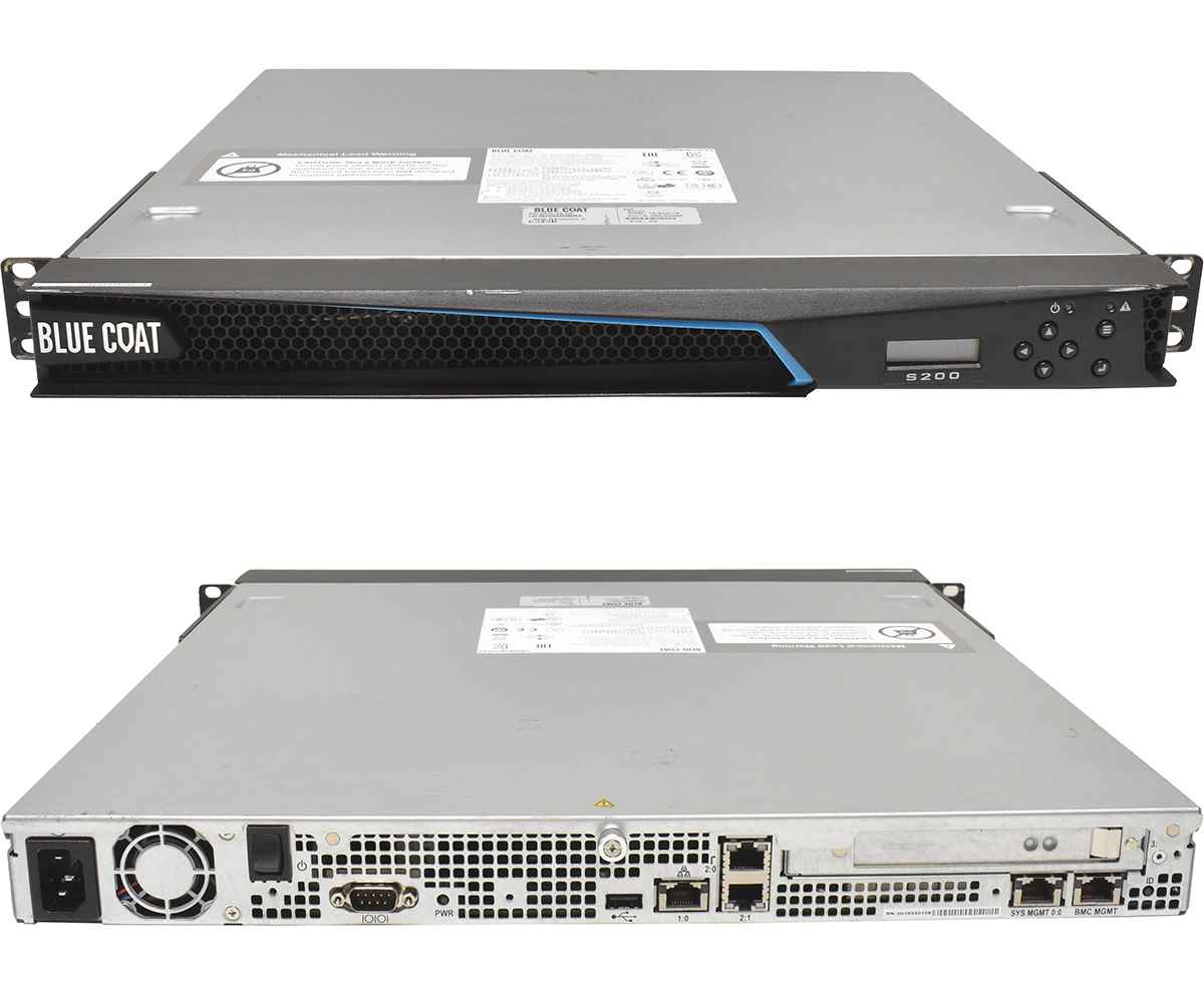Blue Coat Firewall S200 SG-S200-40-PR No HDD No OS Blue Coat Firewall S200 SG-S200-30-PR No HDD No OS