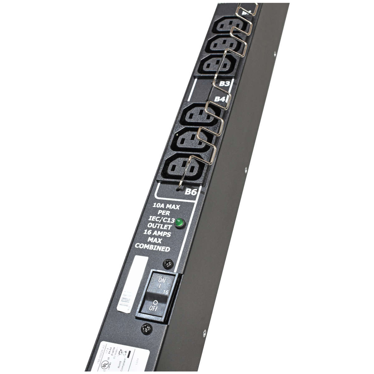 Spectrum-72A-132Balen-02-PDU-Stromleiste-Stromschi-003.jpg Spectrum 72A-132Balen-02 PDU Stromleiste Stromschiene Steckerleiste 16A 12 x C13 150-00026-A0