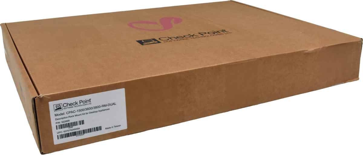 Check Point Quantum 3600 QB-1 Security Gateway Kit Rack Mount Shelf Neuwertig Check Point CPAC-1500/3600/3800-RM-DUAL 322899 Rack Mount Kit Neuwertig