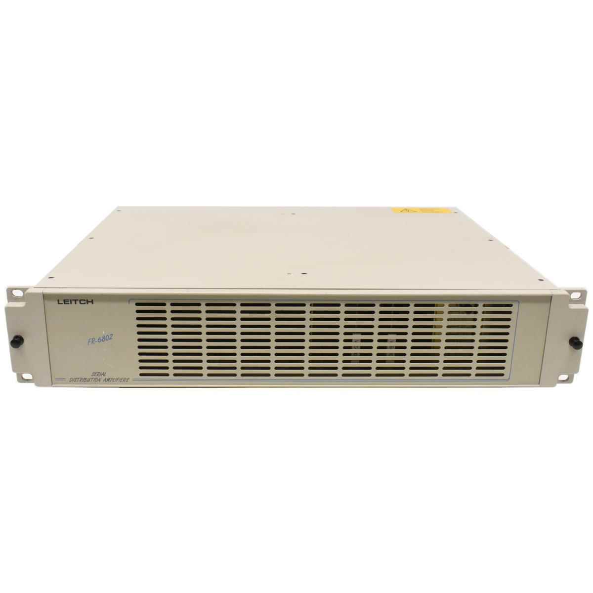 Leitch FR-6802 Serial Distribution Amplifiers with 4 Modules B-WARE Leitch FR-6802 Serial Distribution Amplifiers with 4 Modules B-WARE