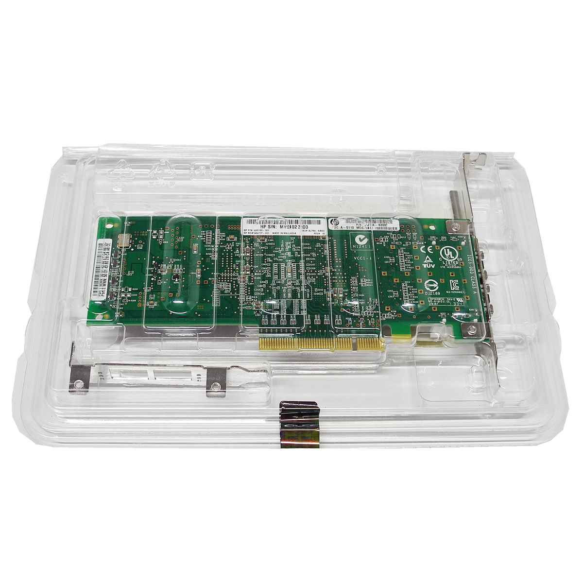 QLogic QLE2562-HP FC 2-Port 8Gb PCIe x8 Network Adapter + Mini GBICs 584777-001 FP NEW NEU