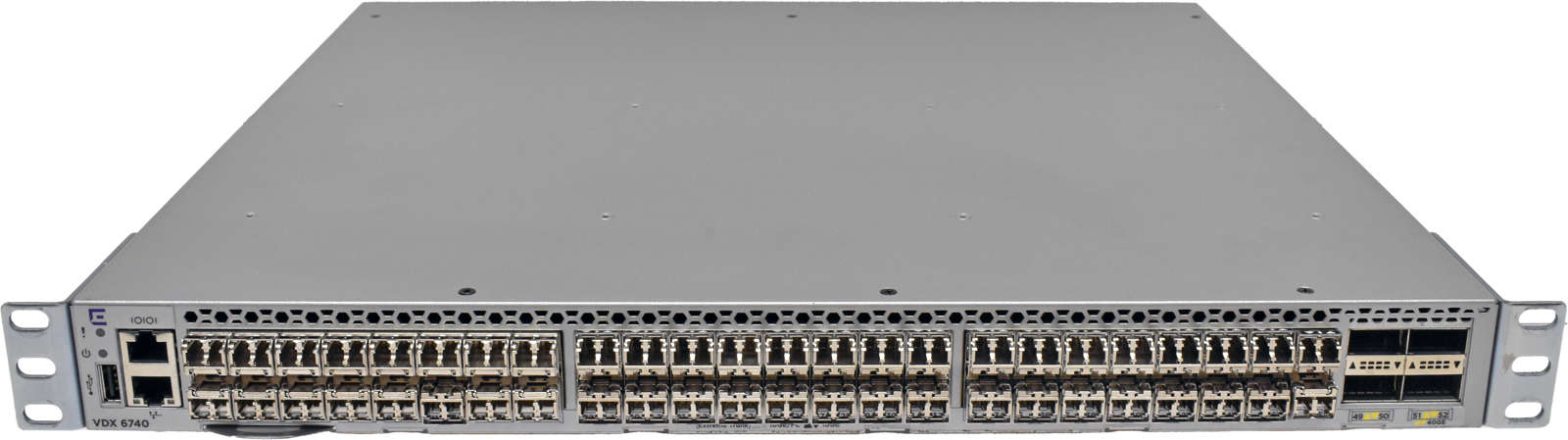 Extreme XBR-VDX6740-24-F 48-Port 10G SFP+ Ethernet Switch 4x 40G QSFP+ 48 Mini GBICs