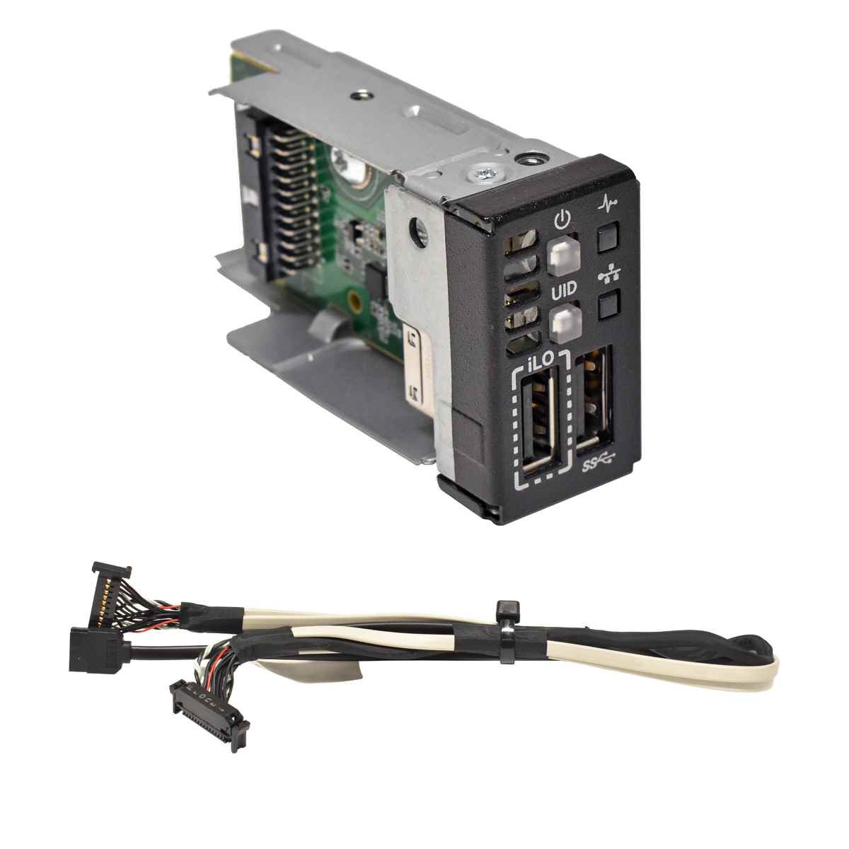 HP ProLiant DL360 G10 1x ILO 1x USB Insight Display incl. Kabel 869431-001 HP ProLiant DL360 G10 1x ILO 1x USB Insight Display incl. Kabel 869431-001