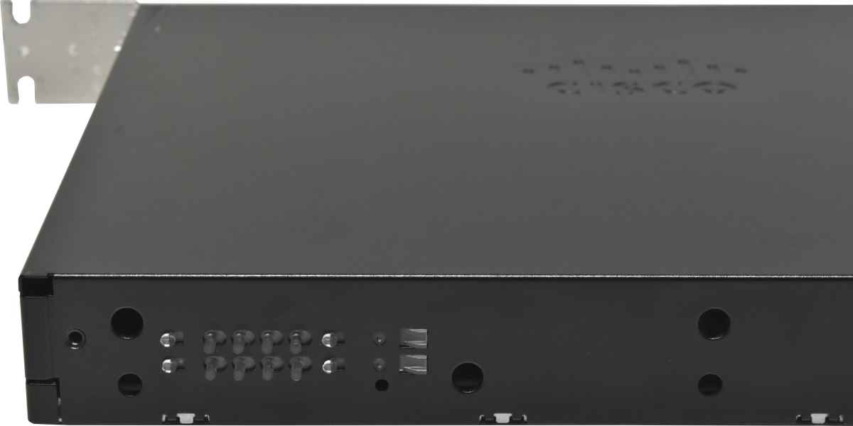 Cisco 4300 Series ISR4321/K9 GE Integrated Services Router no AC Adapter no Front Bezel + Rack Ears
