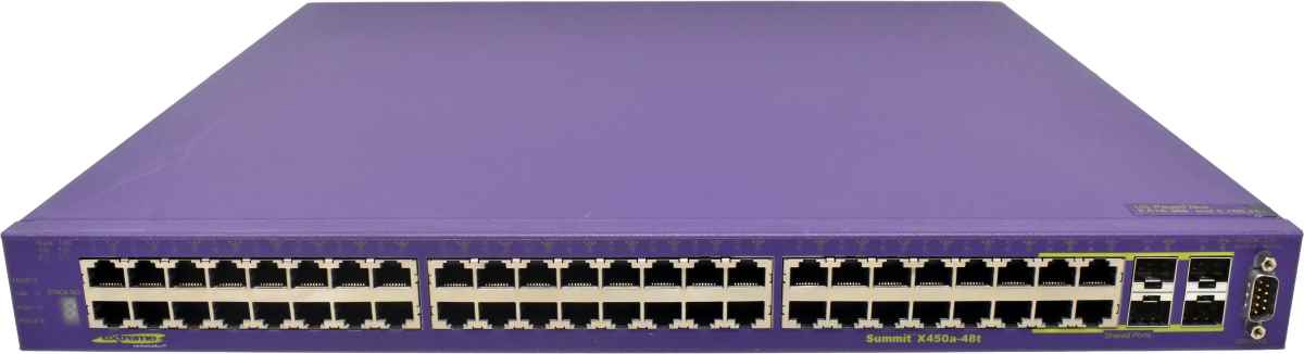 Extreme Summit X450a-48t 16157 48-Port RJ-45 GE Switch 4x 1G SFP Extreme Summit X450a-48t 16157 48-Port RJ-45 GE Switch 4x 1G SFP