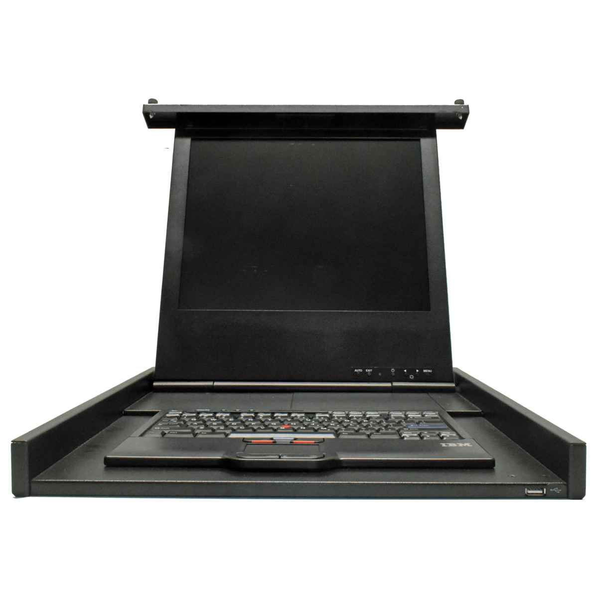 IBM 1723-RX1 17 Zoll Flat Panel KVM-Console QWERTZ SK8845 Keyboard 39M2965
