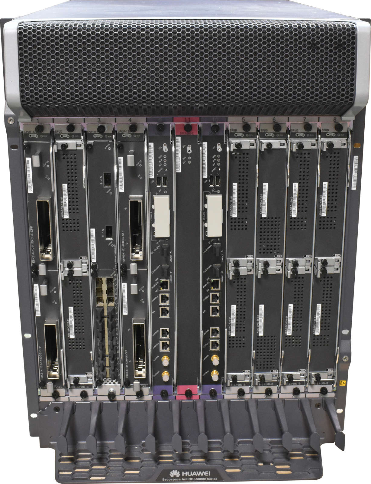 Huawei Secospace AntiDDos8080 Protection System 11x Modules inclusive LPUF-40-A