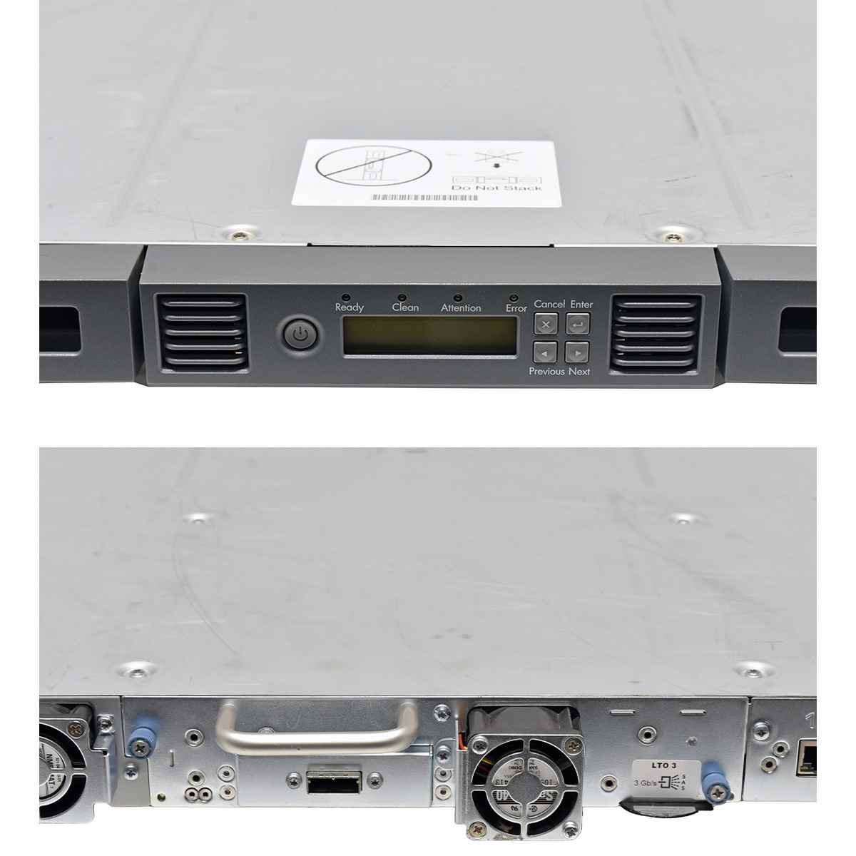 HP StorageWorks 1/8 G2 8-Slot Tape Autoloader 435243-002 LTO-3 6G SAS RJ-45