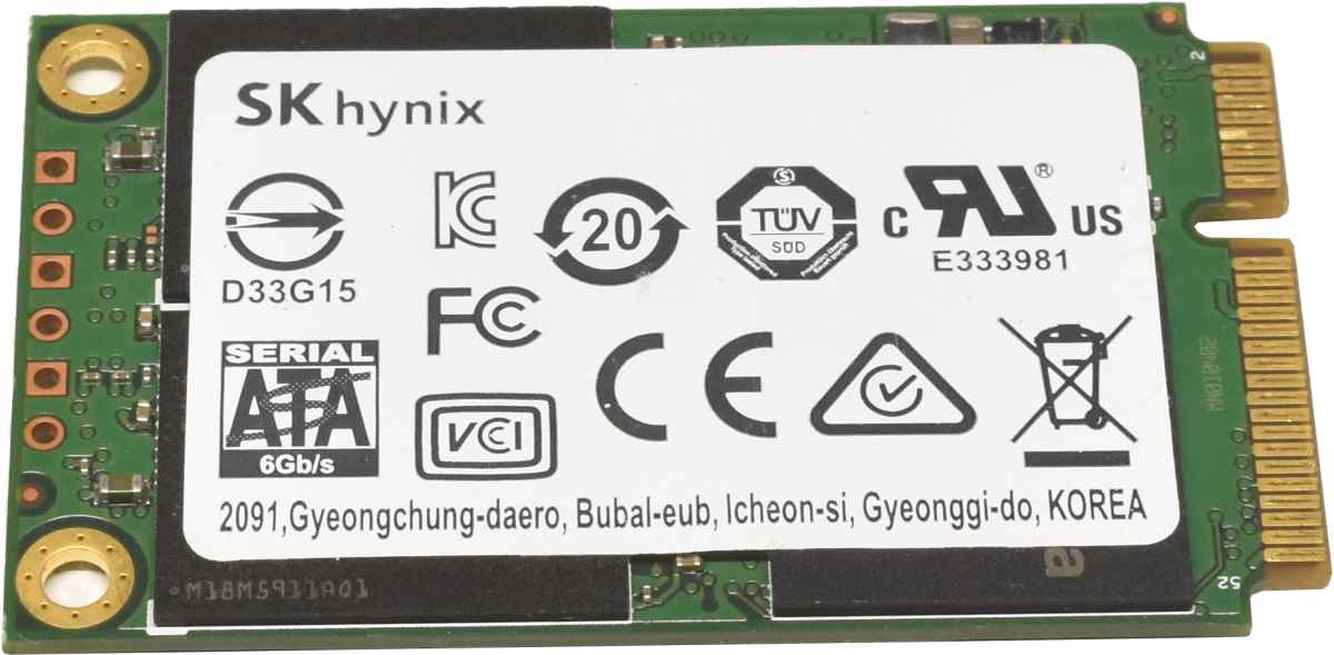 SK Hynix Dell SC210 mSATA 128GB SATA 6Gb/s SSD HFS128G3AMND-2200A AJ 0VXWMK