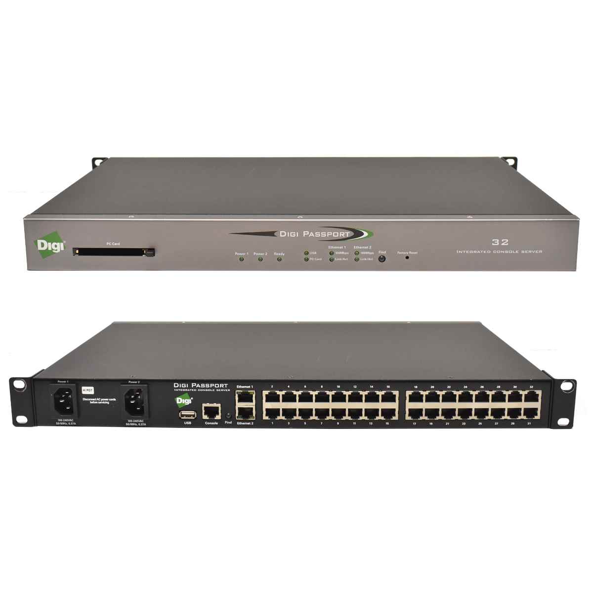 Digi Passport 32 Integrated Console Server 1P 50001351-03 Digi Passport 32 Integrated Console Server 1P 50001351-03