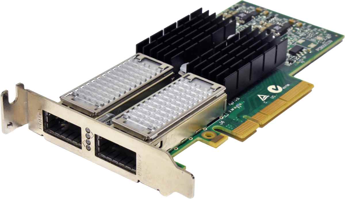 Dell 06RKNM Mellanox CX354A Dual-Port 40G PCIe x8 InfiniBand Network Adapter LP Mellanox MCX354A-FCCT ConnectX-3 Pro FDR IB 40 GbE PCIe x8 QSFP Server Adapter LP