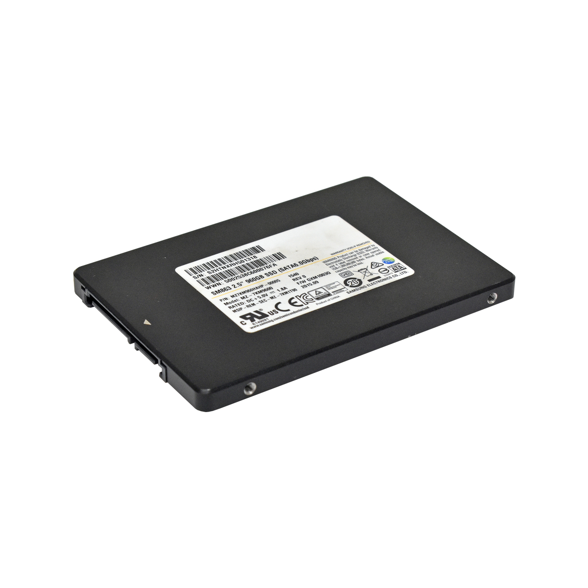 Samsung MZ-7KM9600 MZ7KM960HAHP 960GB 6G 2,5Zoll SATA SSD Samsung MZ-7KM9600 MZ7KM960HAHP 960GB 6G 2,5Zoll SATA SSD