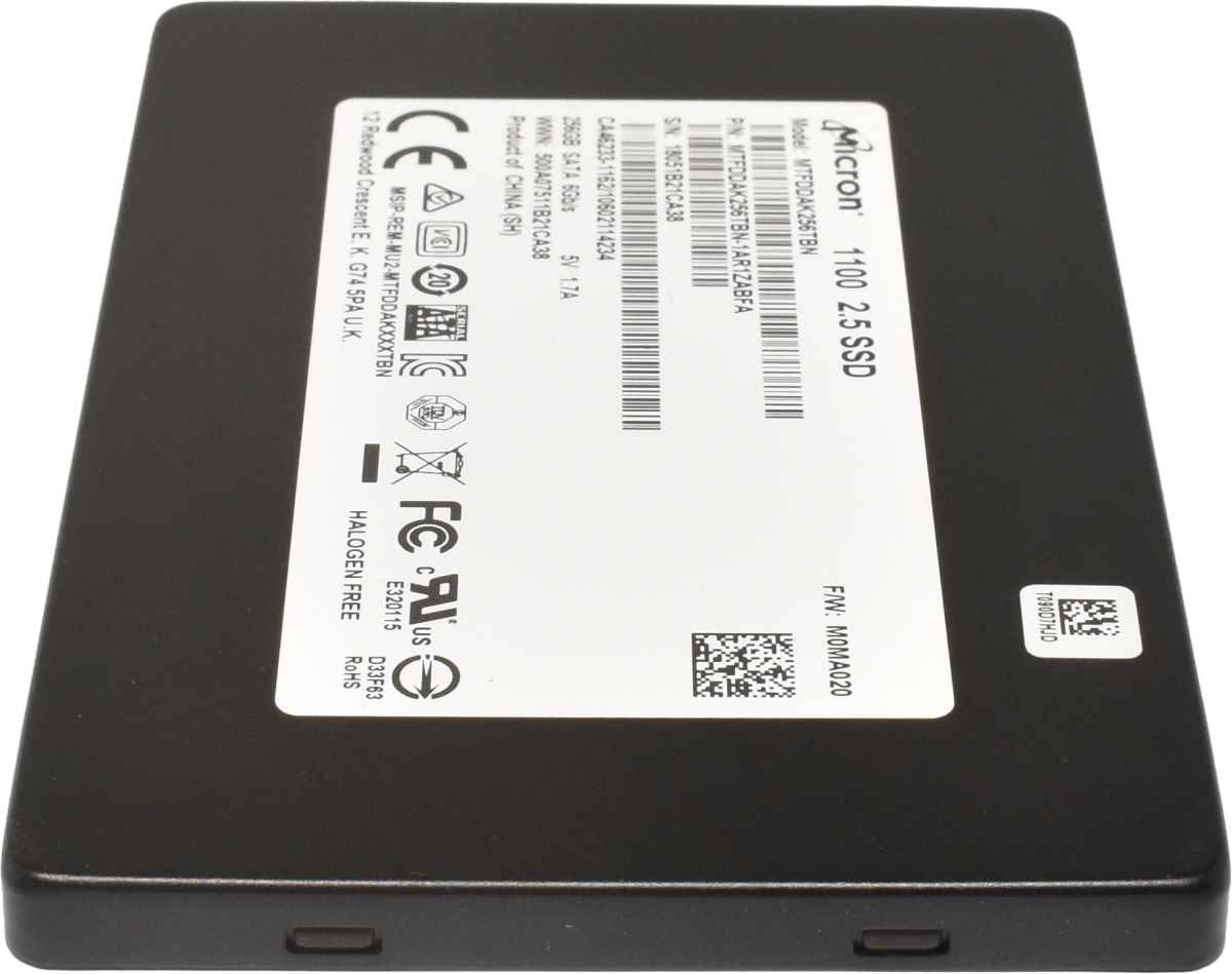 Micron 1100 Series 256GB 2.5" 6G SATA SSD MTFDDAK256TBN Micron 1100 Series 256GB 2.5" 6G SATA SSD MTFDDAK256TBN