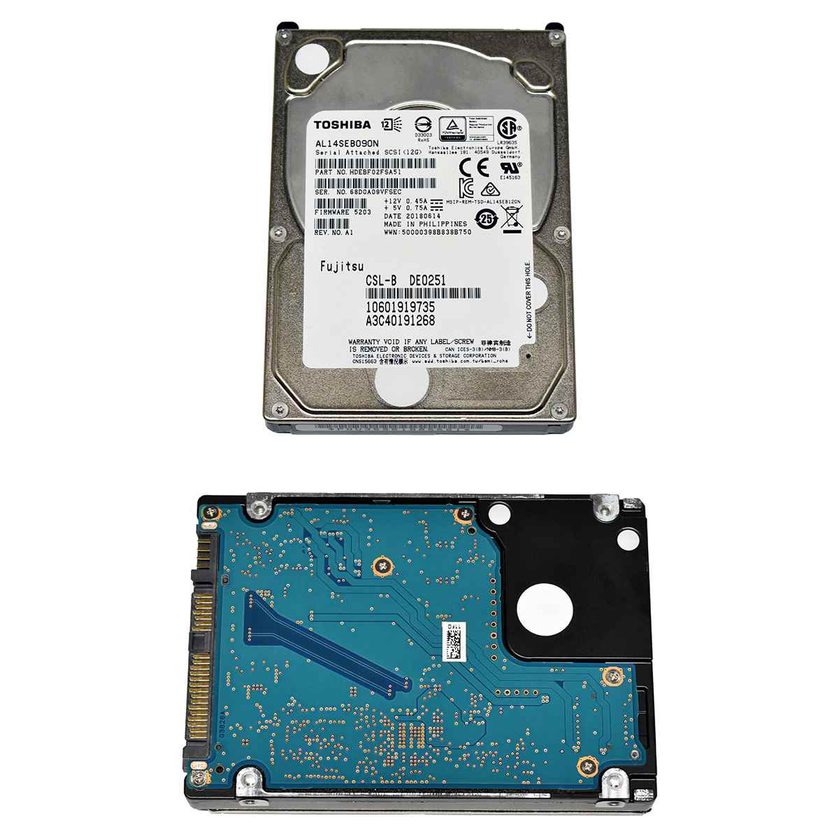 Fujitsu Toshiba AL14SXB90N A3C40191268 900GB 12G SAS 2.5" 15K HDD Fujitsu Toshiba AL14SXB90N A3C40191268 900GB 12G SAS 2.5" 15K HDD