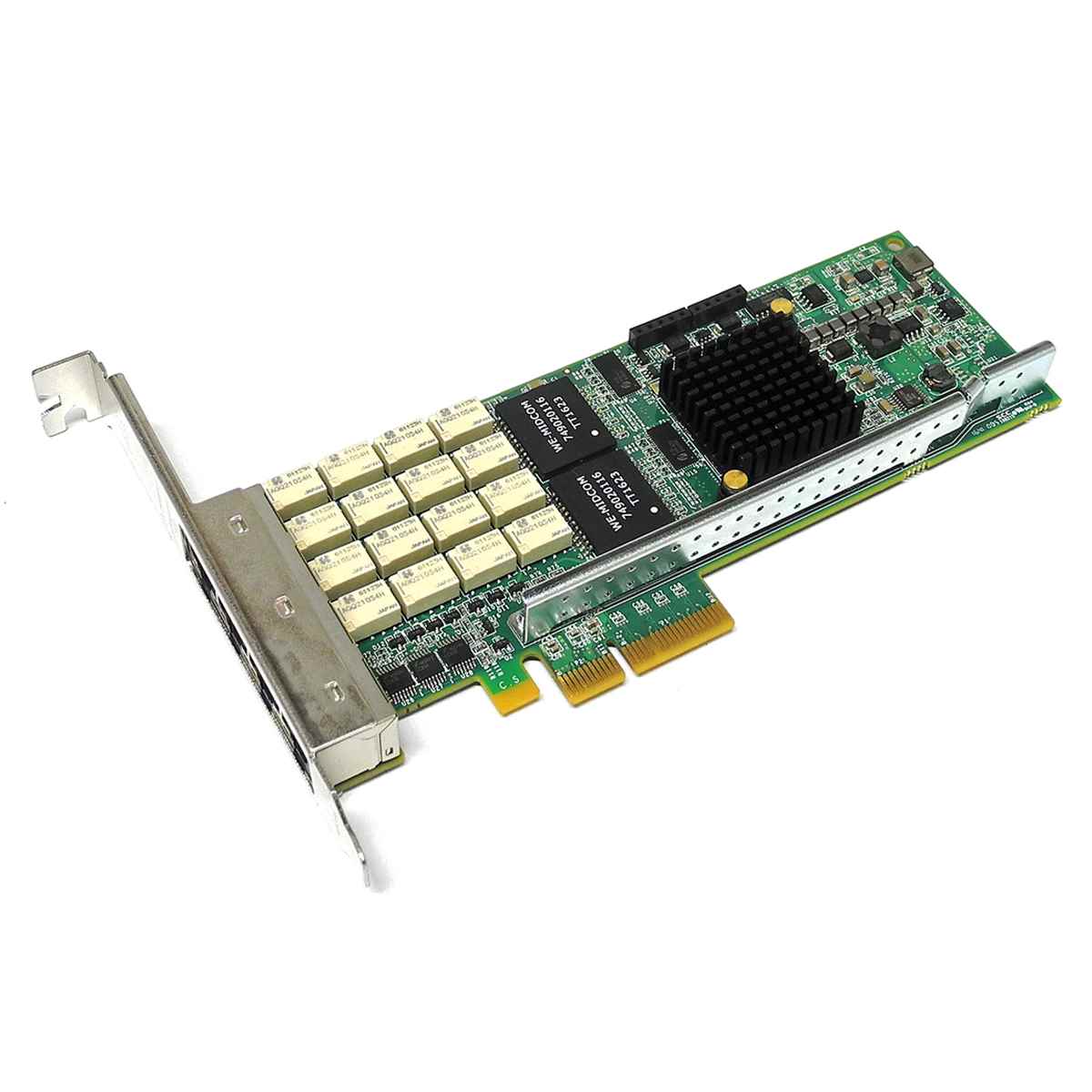 Silicom PE2G4BPI35L-SD 0VFJW3 4-Port PCIe x4 Gigabit Ethernet Bypass Server Adapter FP Riverbed 410-00115-01 Quad-Port PCIe x4 Gigabit Ethernet Bypass Server Adapter