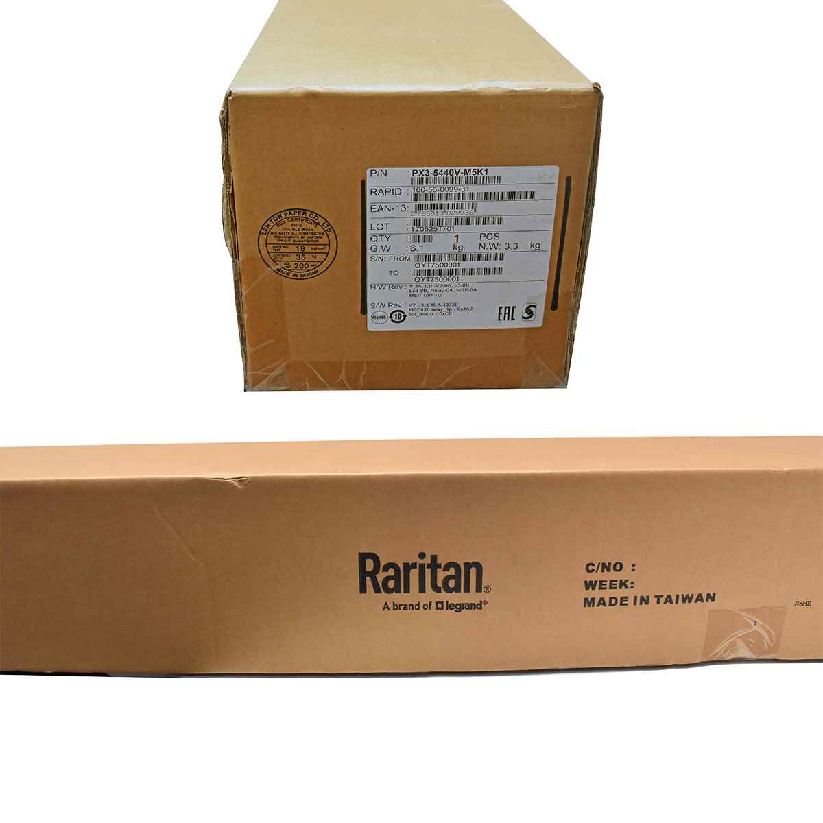 Raritan PX3- 5440V-M5K1 Power Distribution Unit PDU 230V 16A 20 Outlets Raritan PX3- 5440V-M5K1 Power Distribution Unit PDU 230V 16A 20 Outlets