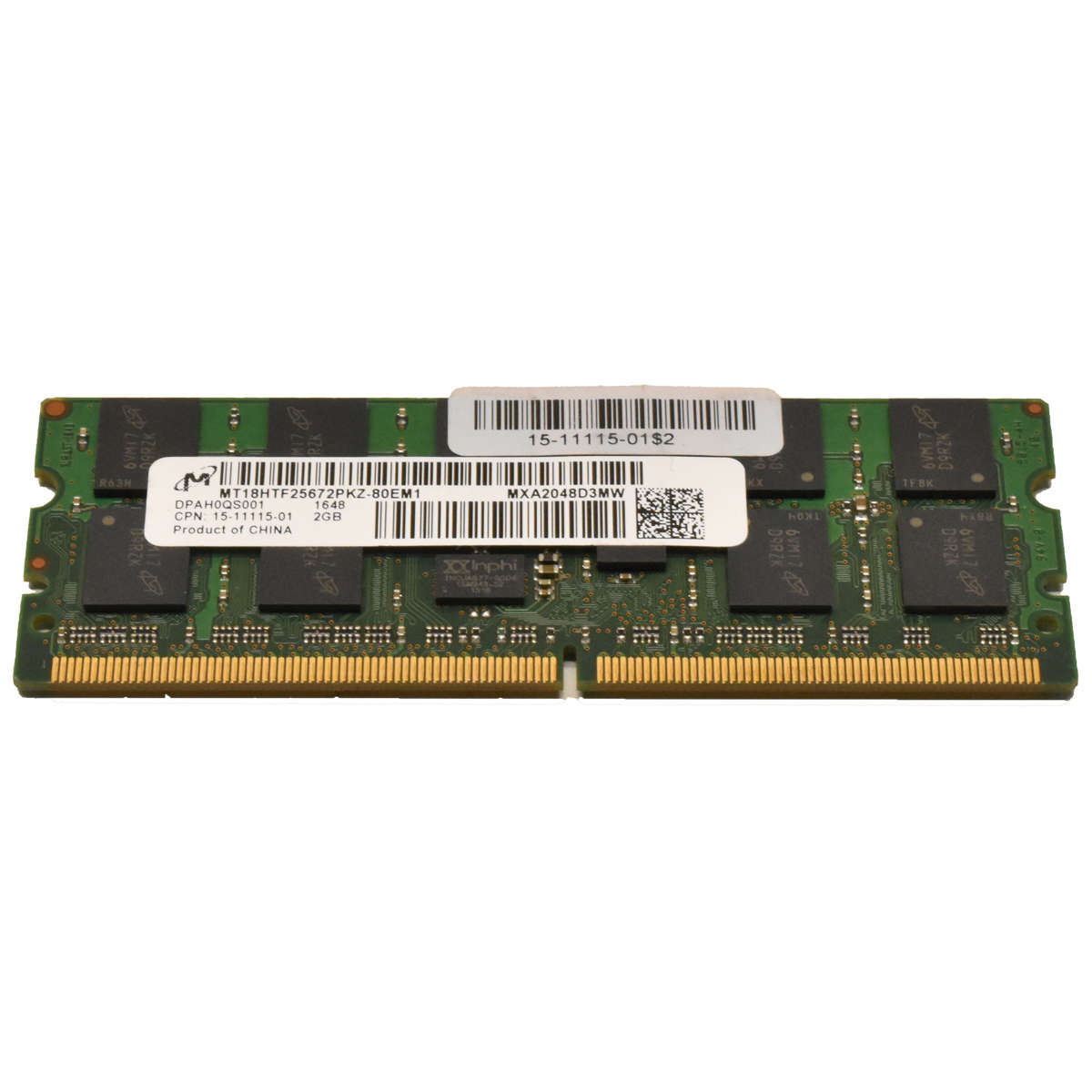 Cisco-15-11115-01-Micron-2GB-2Rx8-DDR2-PC2-4200-Ro-003.jpg Cisco 15-11115-01 Micron 2GB 2Rx8 DDR2 PC2-4200 Router Speicher 244-pin MiniDIMM
