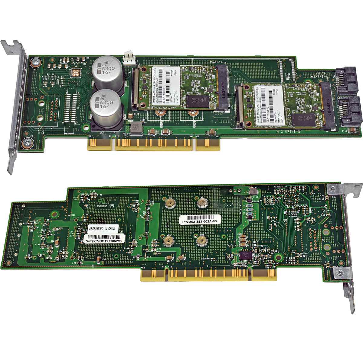 EMC 303-383-002A-00 Boot Controller Card for Isilon NL410 2x 6G 32GB mSATA Flash Memory +Kabel EMC 303-383-002A-00 Boot Controller Card for Isilon NL410 2x 6G 32GB mSATA Flash Memory +Kabel