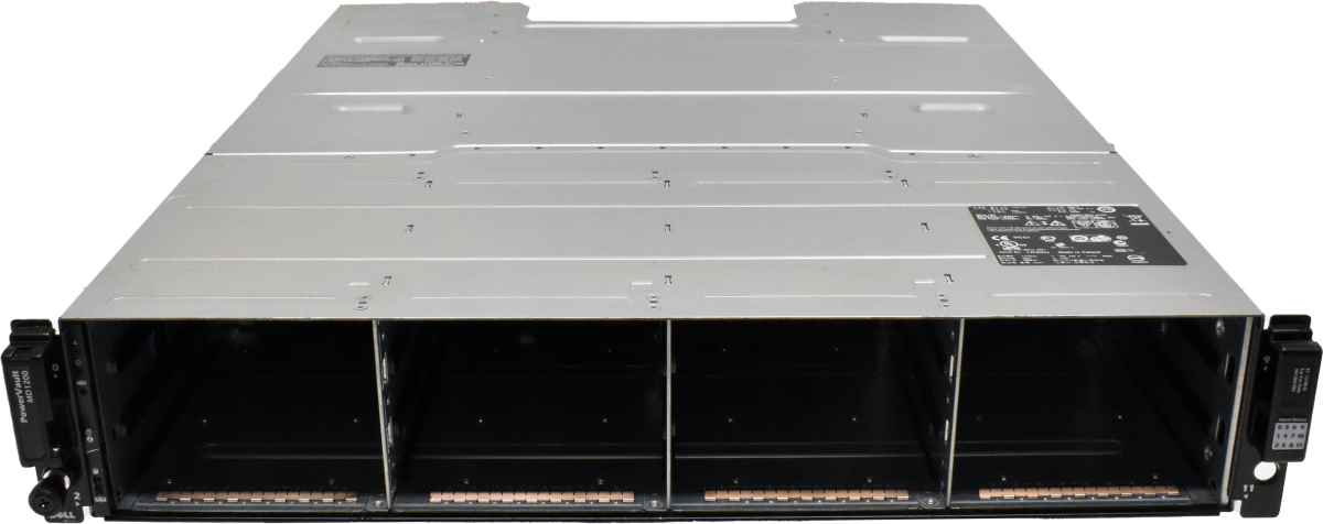 Dell PowerVault MD1200 2U 1x E01M001 6Gbps 2x PSU 12xBay 3.5 LFF Bezel ohne HDD Dell PowerVault MD1200 2U 1x E01M001 6Gbps 2x PSU 12xBay 3.5 LFF Bezel ohne HDD