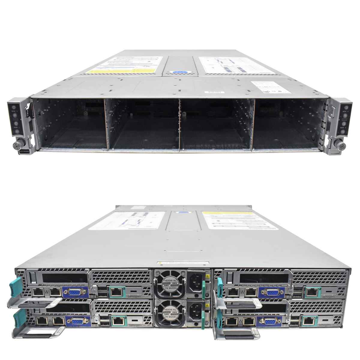 Intel 4 Node Server H2000 4x Node S2600KP 8x E5-2630 V3 CPU 128 GB RAM PC4 12x LFF 3,5 Intel 4 Node Server H2000 4x Node S2600KP 8x E5-2630 V3 CPU 0 GB RAM PC4 12x LFF 3,5