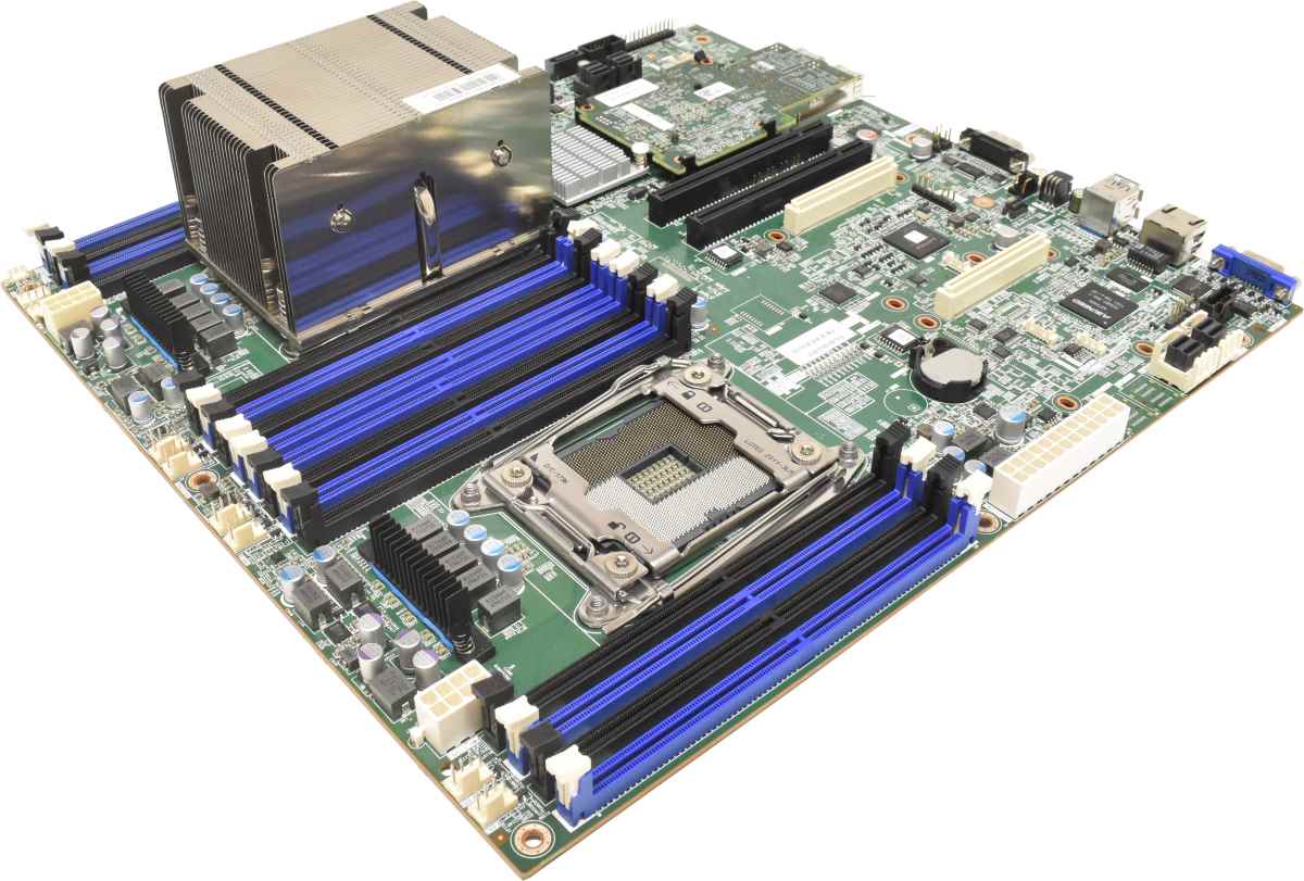Lenovo E-ATX Mainboard 1x Heatsink 2x LGA-2011-3 RD452X B800G3-N 70SSR139GE