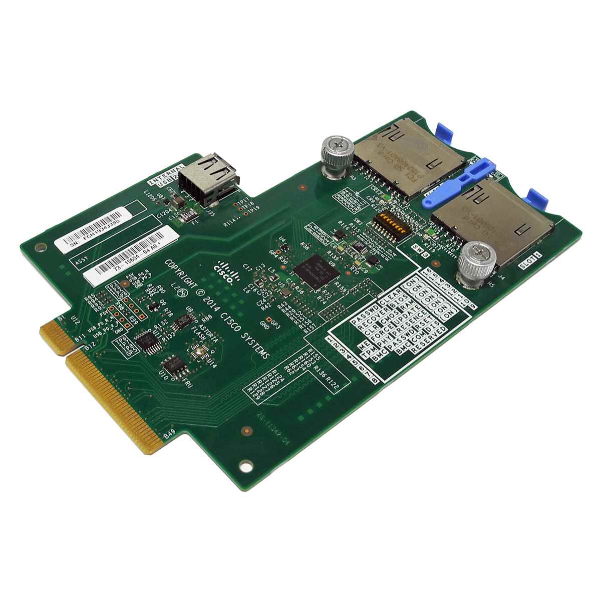 Cisco 73-15654-04 A0+ Memory Card Connector USB 2x FCI SD Card für UCS C460 M4 Cisco 73-15654-04 A0+ Memory Card Connector USB 2x FCI SD Card für UCS C460 M4