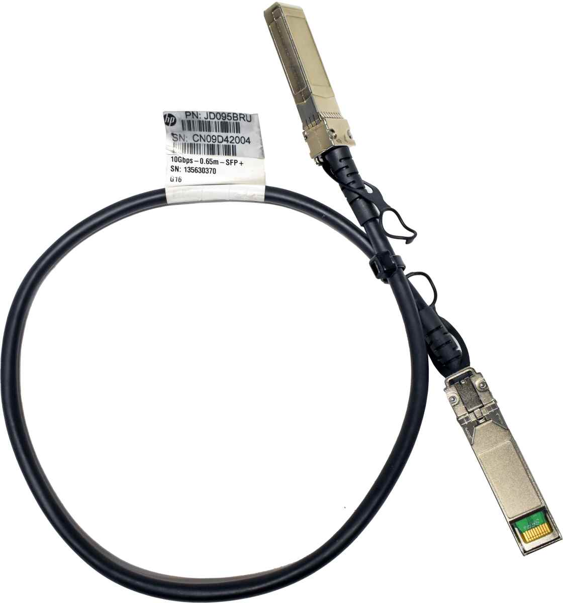 HP JD095BRU LSWM1STK 10Gbps 0,65m SFP+ - SFP+ Datenkabel HP JD095BRU LSWM1STK 10Gbps 0,65m SFP+ - SFP+ Datenkabel