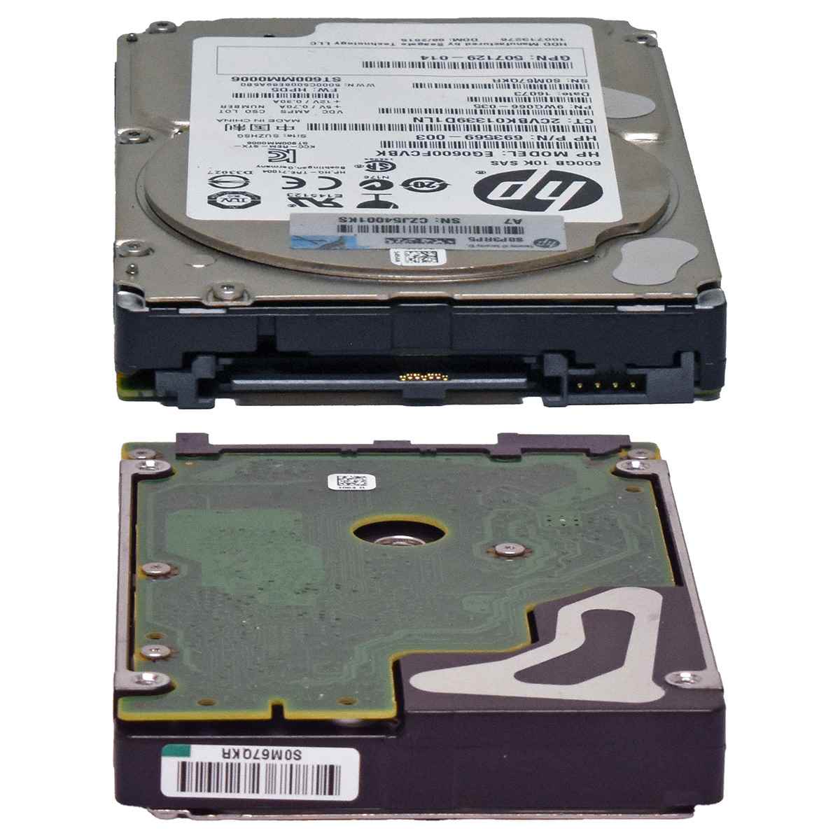 HP Seagate 600 GB 2.5" 6G 10K SAS HDD Festplatte EG0600FCVBK 693569-003 507129-014 HP Seagate 600 GB 2.5" 6G 10K SAS HDD Festplatte EG0600FCVBK 693569-003 507129-014