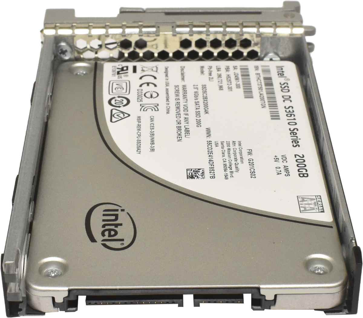 Cisco Intel DC S3610 Series 200GB 2.5" 6G SATA SSD SSDSC2BX200G4K UCS-SD200G12S3-EP
