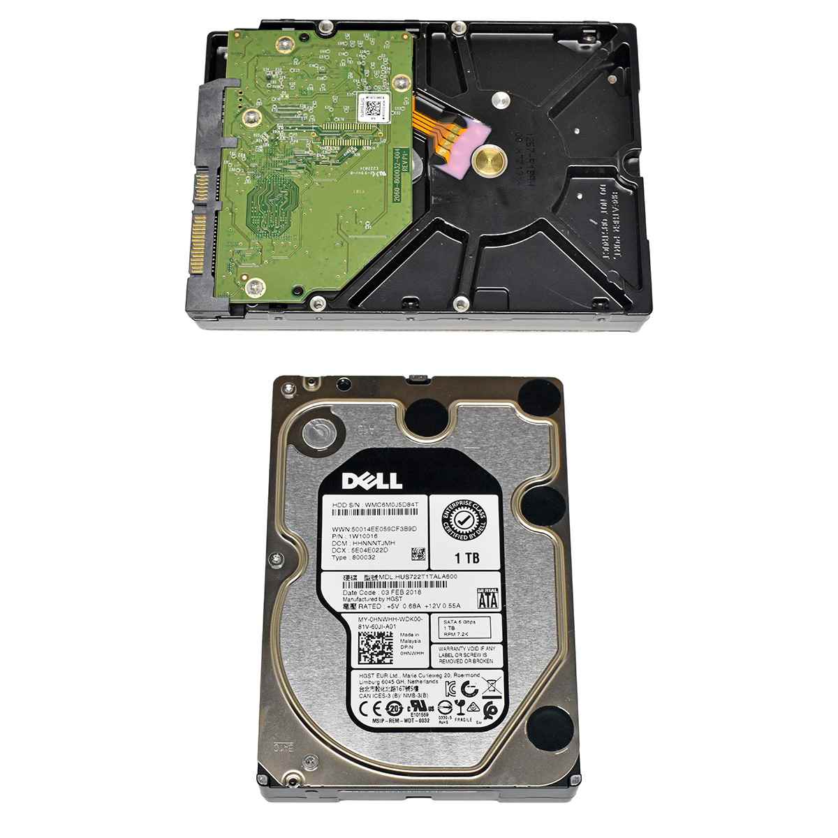 Dell EMC HUS722T1TALA600 0HNWHH 1TB 6G 3.5" 7.2K SATA HDD Dell EMC HUS722T1TALA600 0HNWHH 1TB 6G 3.5" 7.2K SATA HDD