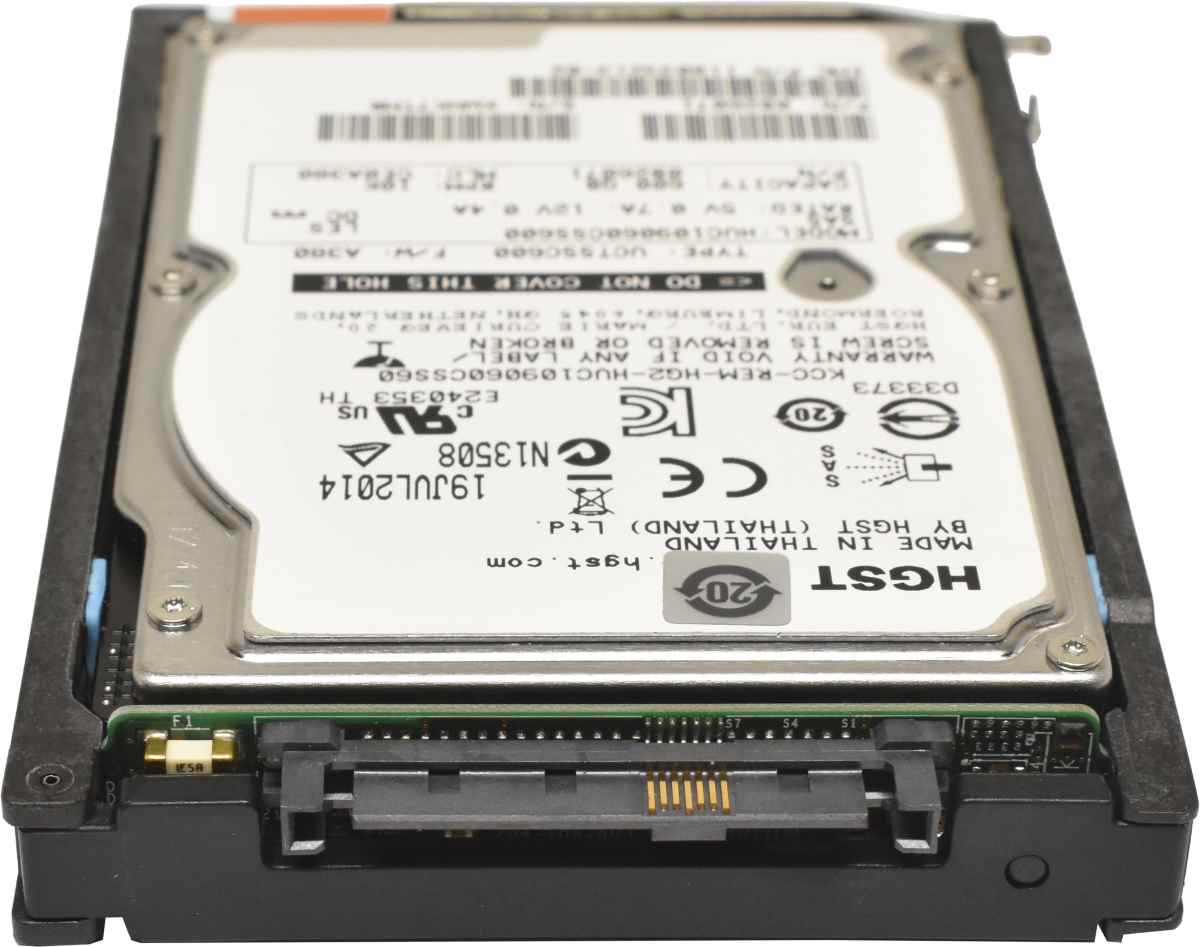 EMC HGST 600GB 2.5" 10K 6G SAS HDD Festplatte HUC109060CSS600 0B26071 mit EMC Rahmen EMC HGST 600GB 2.5" 10K 6G SAS HDD Festplatte HUC109060CSS600 0B26071 mit EMC Rahmen