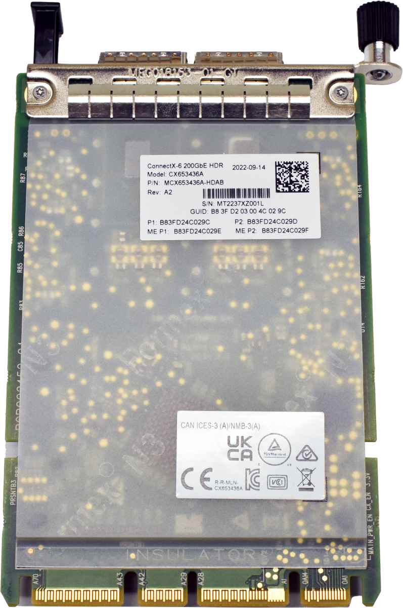 Mellanox ConnectX-6 MCX653436A-HDAB Dual-Port QSFP56 InfiniBand/Ethernet Adapter Card PCIe4.0 x16 NEW NEU