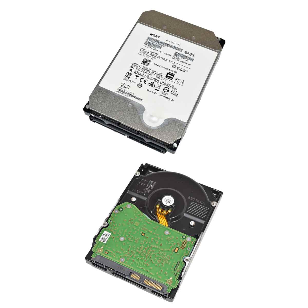 HGST 10TB 7.2K SAS 12G HDD HUH721010AL42C0 HGST Cisco 10TB HDD Festplatte 3,5 Zoll 7.2K 12G SAS LFF HUH721010AL42C0 0F27639