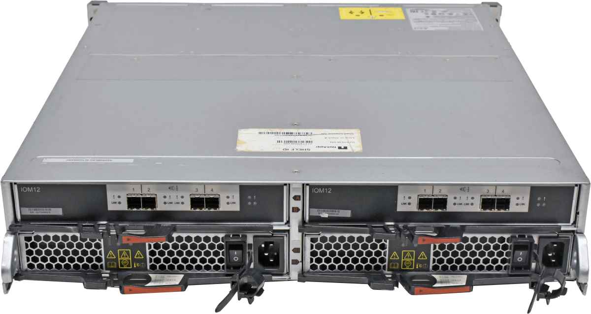 NetApp Storage NAJ-1502 111-02653+B0 12x 4TB HDD 2x Controller 2 PSU