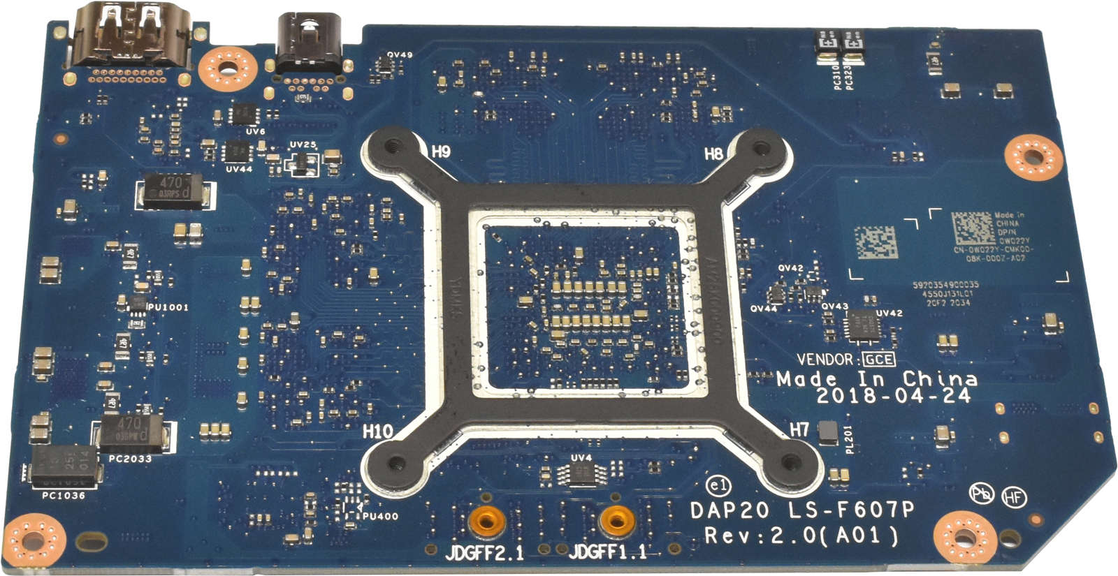 AMD Radeon Pro WX4150 DAP20 LS-F607P Grafikkarte 4GB GDDR5 mDP HDMI für Precision 7730 M7730