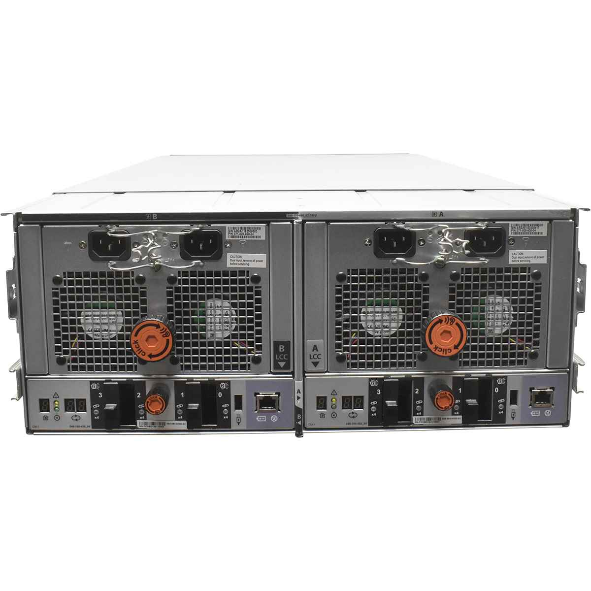EMC CYAE DS60 Storage 2x CM1 303-284-000D-02 Controller Module 45x HDD Rahmen 60 Bay 3,5" EMC CYAE DS60 Storage 2x CM1 303-284-000D-02 Controller Module 45x HDD Rahmen 60 Bay 3,5"