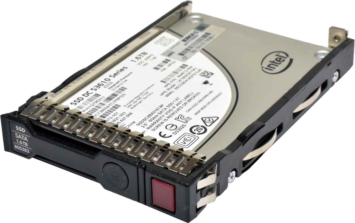 HP Intel 1.6TB DC S3610 Series 805383-001 SSDSC2BX016T4P 2.5“ 6G SATA SSD