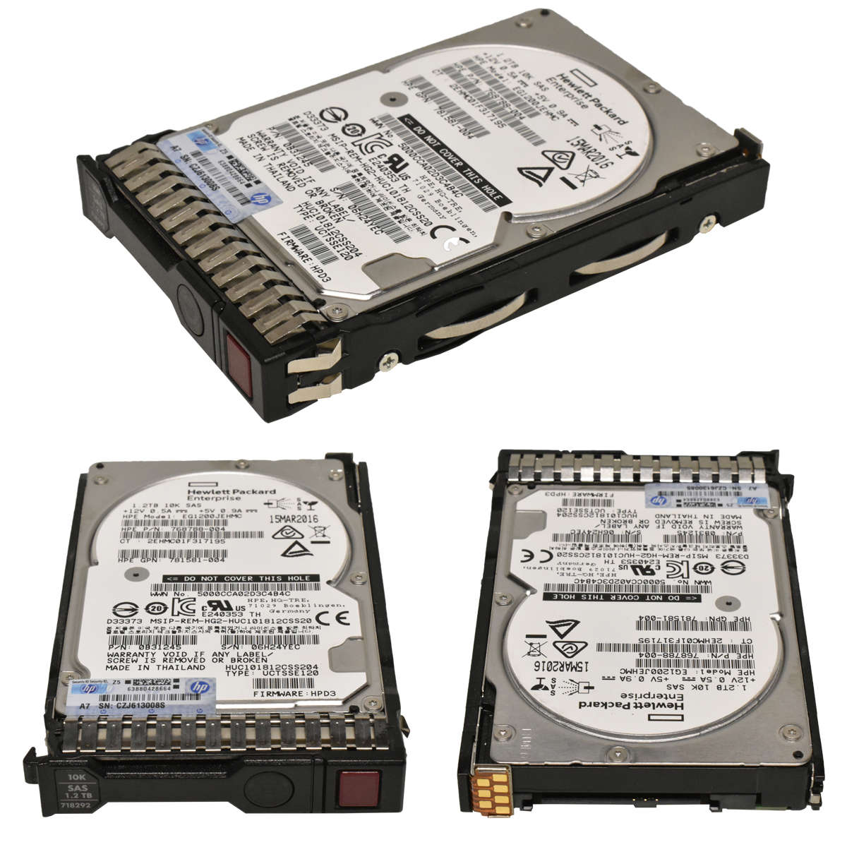 HP HDD 1.2 TB SAS Festplatte 2,5" 10K 12Gbs 781578-001 781514-002 781581-004