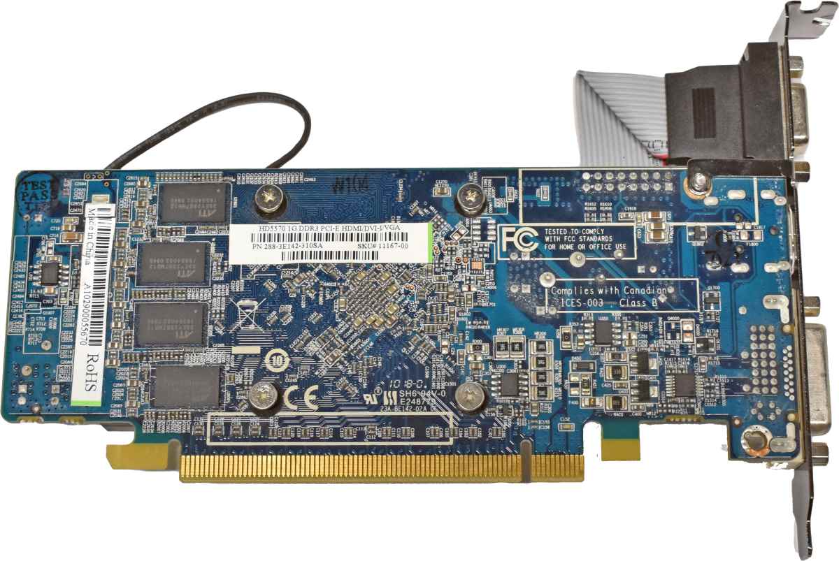 Sapphire AMD Radeon 5570 3E142-310SA 1GB DDR3 Low Profile Graphics Card