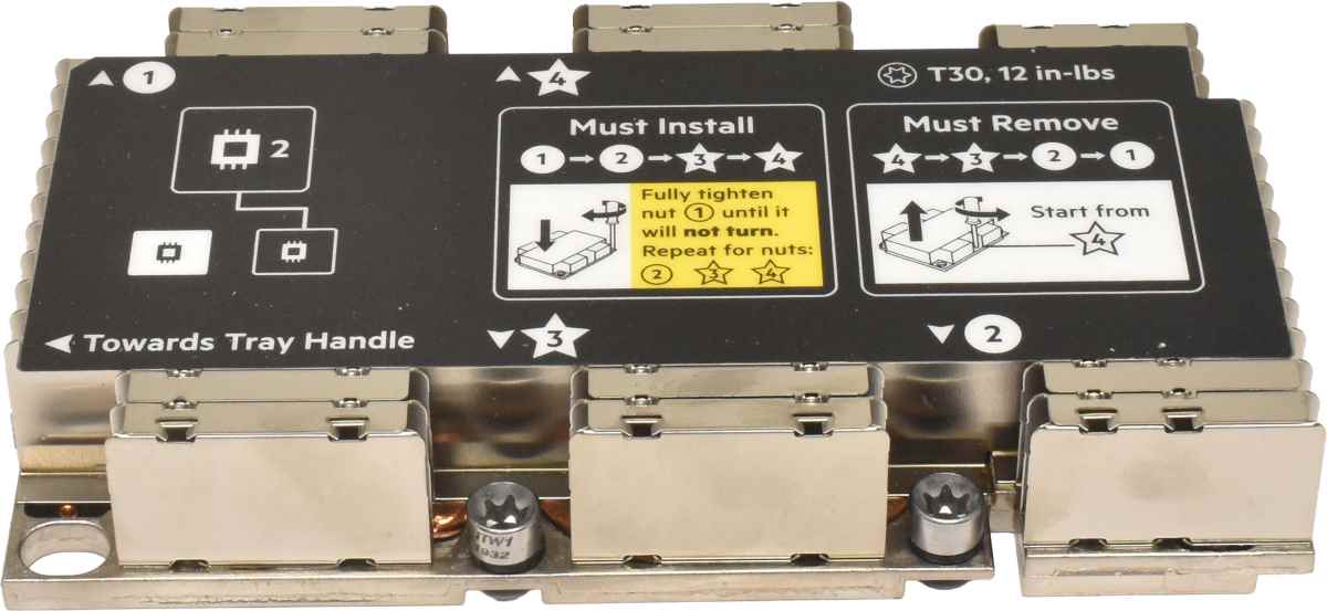 HP CPU Heatsink / Kühler für ProLiant XL170r, XL190r G10 879852-001 869837-001 HP CPU Heatsink / Kühler für ProLiant XL170r, XL190r G10 879852-001 869837-001