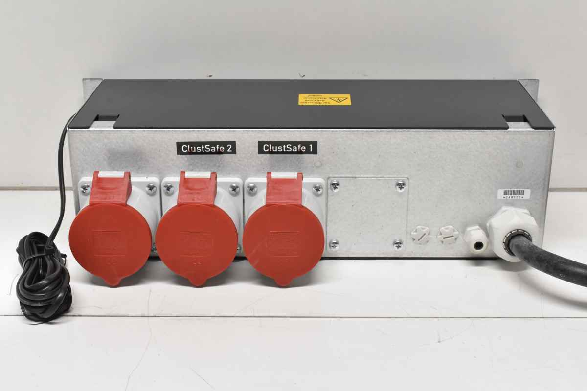 MEGWARE RackSecure PDU 3U 3x 32A Typ 132002 ohne Steckdosenleiste ohne Stecker