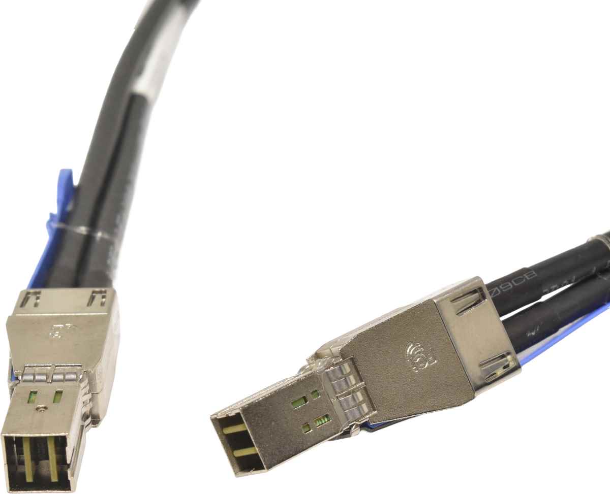 Fujitsu External Mini SAS Kabel SFF-8644 / SFF-8644 0.75m CA72314-0701 10123781-2008LF Fujitsu External Mini SAS Kabel SFF-8644 / SFF-8644 0.75m CA72314-0701 10123781-2008LF